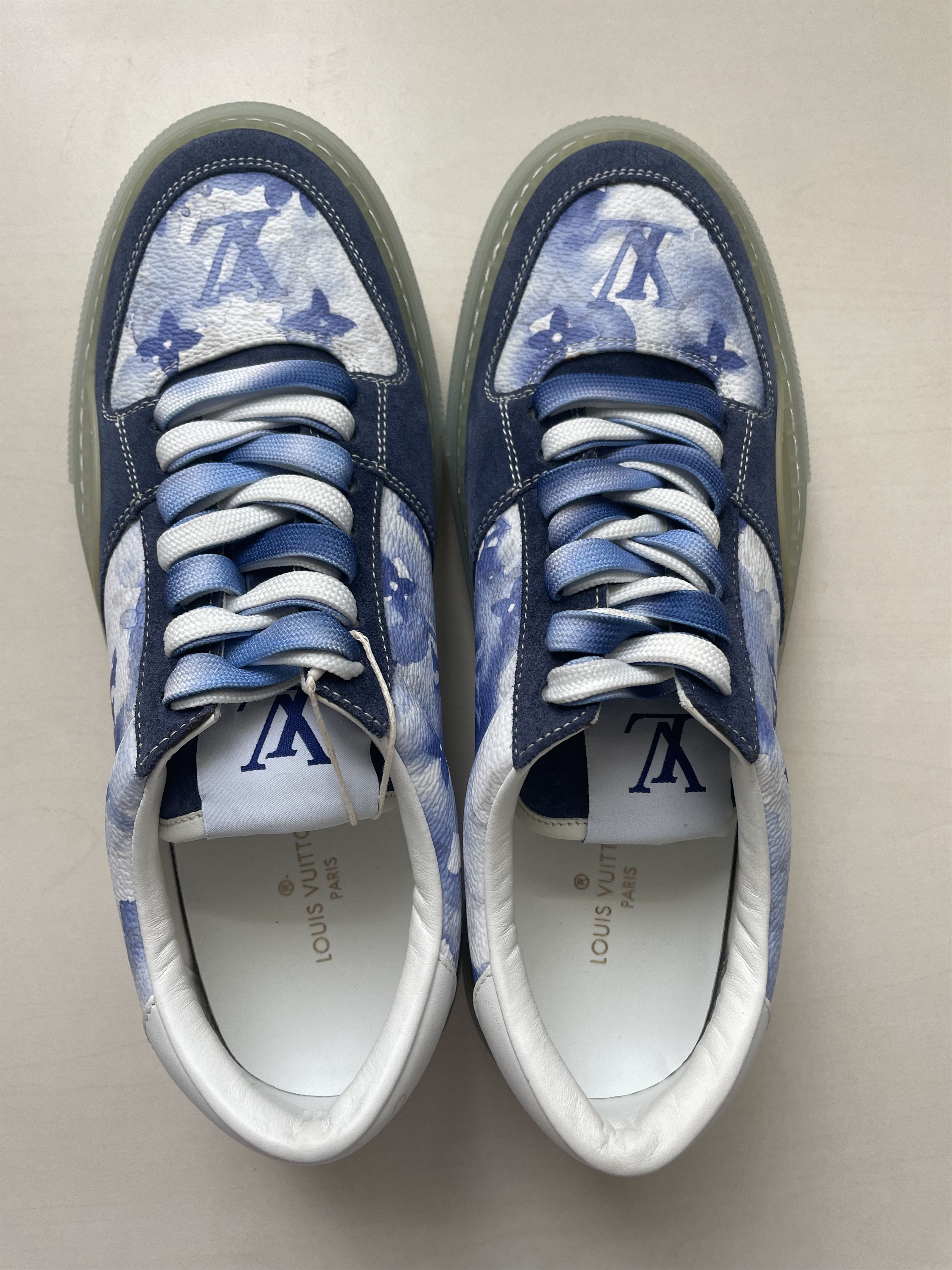 Louis Vuitton Louis Vuitton Ollie Watercolor Monogram Sneakers Size US 5 / IT 35 - 6 Thumbnail