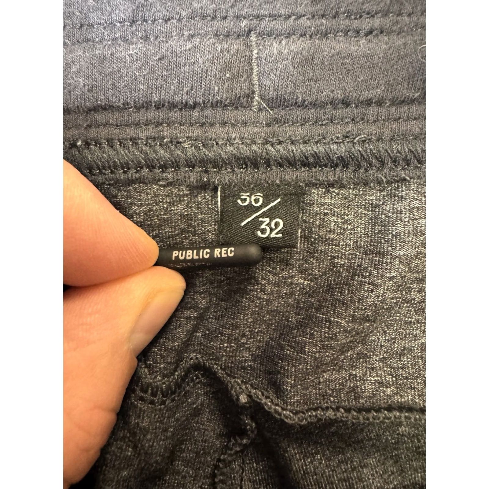 Vintage Public Rec GameChanger Joggers Men 36x30 Gray Athleisure Jogger Pockets Elastic Waist Logo 32” Inseam 30” Inseam Size US 36 / EU 52 - 3 Thumbnail