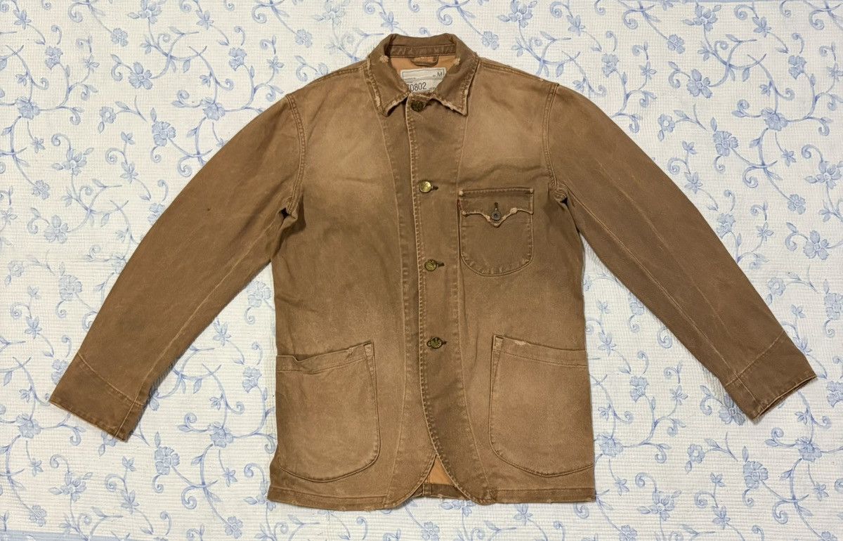 Levi's Levi’s Vintage Chore Faded Workwear Jacket Size US M / EU 48-50 / 2 - 1 Thumbnail
