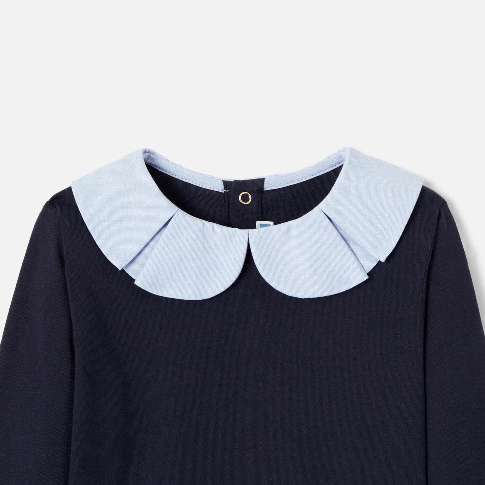 Designer Jacadi Long Sleeve Blouse Size 4T MSRP $65 Size US XXS / EU 40 - 3 Thumbnail