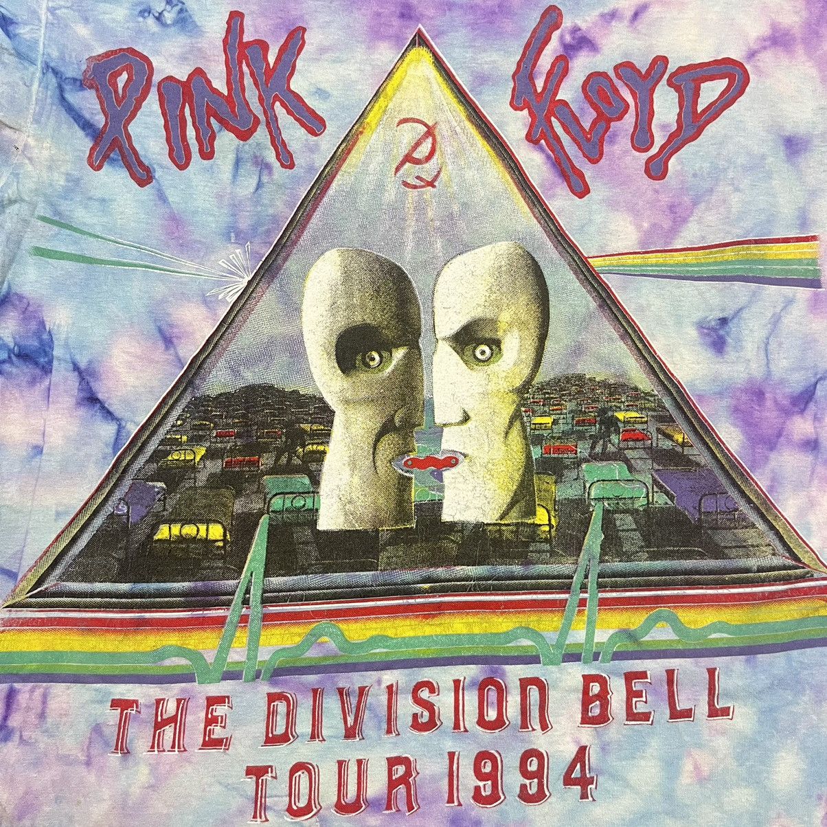 Band Tees Vintage 1994 Pink Floyd The Division Bell Tie Dye T Shirt Size US L / EU 52-54 / 3 - 5 Thumbnail