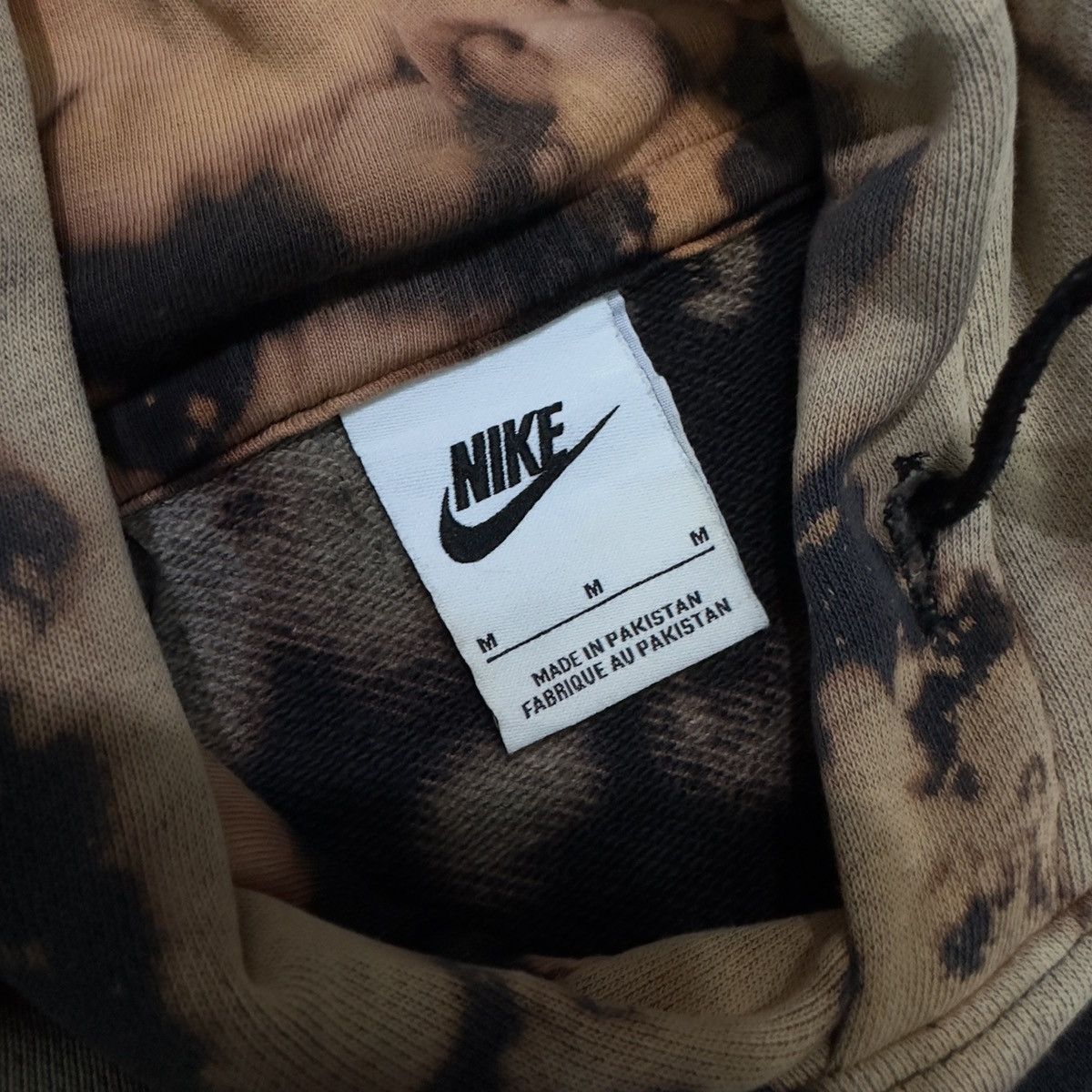 Nike NIKE SMALL SWOOSH ACID WASH HOODIE Size US M / EU 48-50 / 2 - 9 Thumbnail
