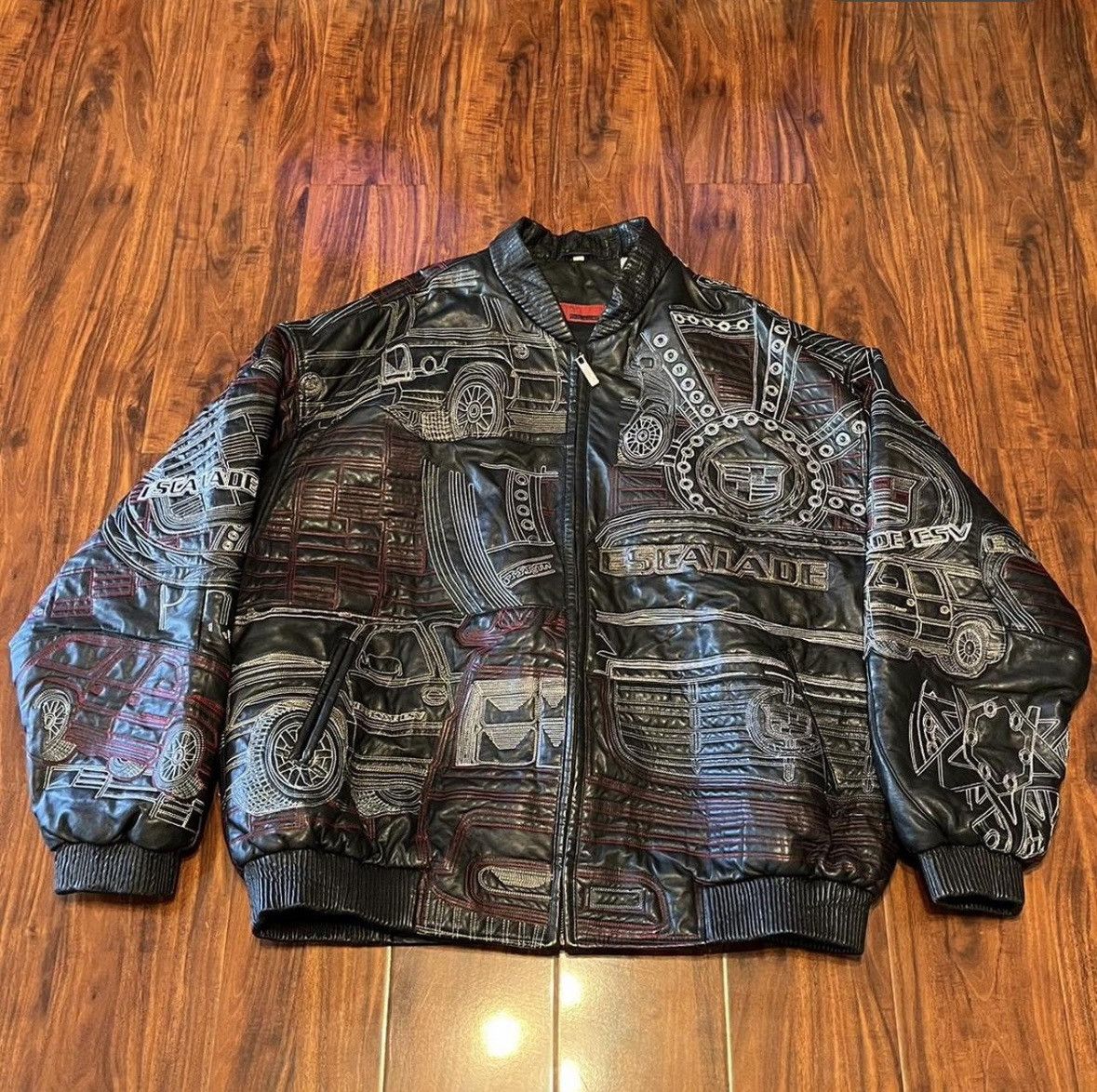 Al Wissam Embroidered Leather Jacket Size US XXL / EU 58 / 5 - 1 Thumbnail