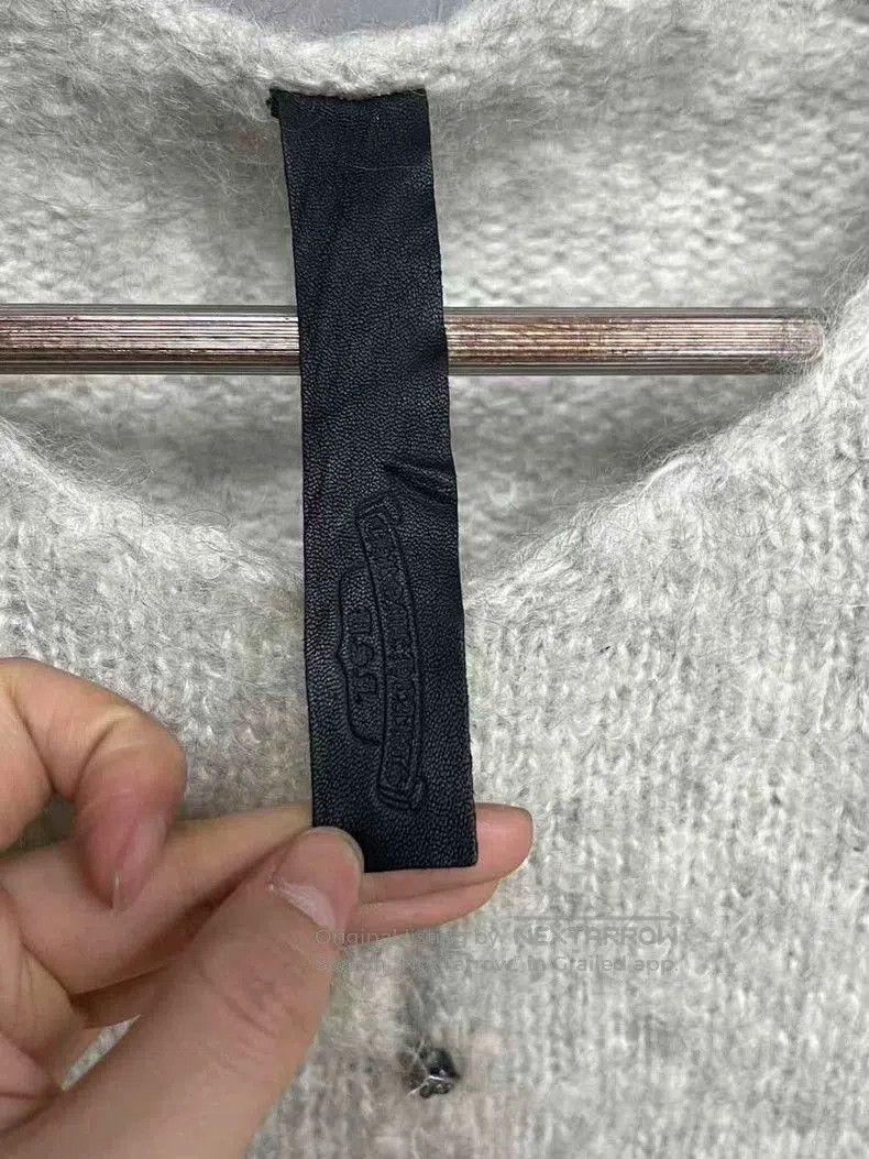 Chrome Hearts Chrome Hearts Gray Cashmere Cardigan Sweater. Size US S / EU 44-46 / 1 - 4 Thumbnail