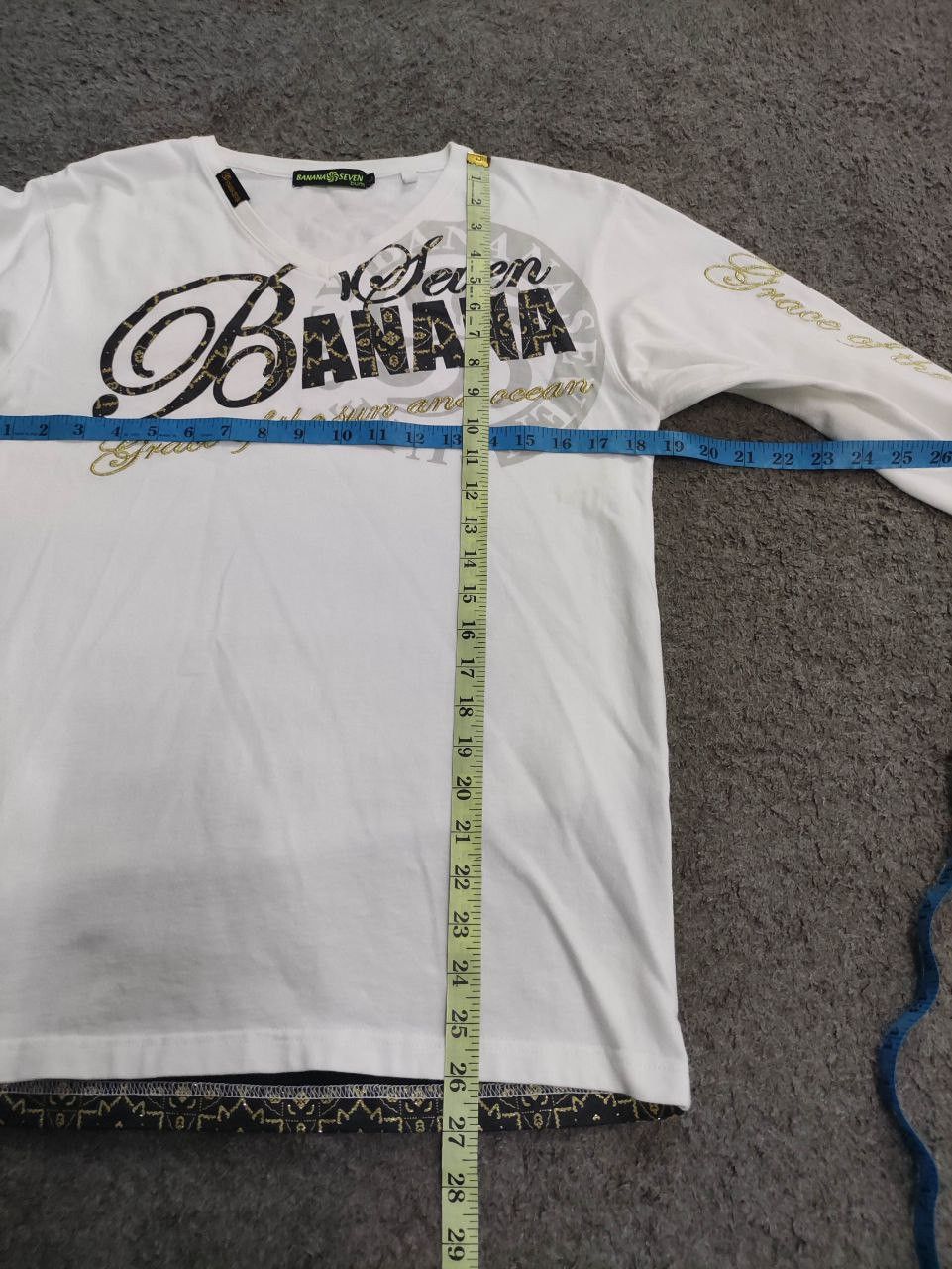 Japanese Brand Vintage Banana Seven Long Sleeve Tshirt Embroidered Logo Size US S / EU 44-46 / 1 - 8 Thumbnail