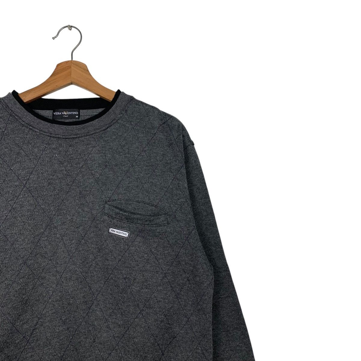 Valentino VERA VALENTINO Single Pocket Crewneck Sweatshirt #1555-C70 Size US M / EU 48-50 / 2 - 5 Thumbnail