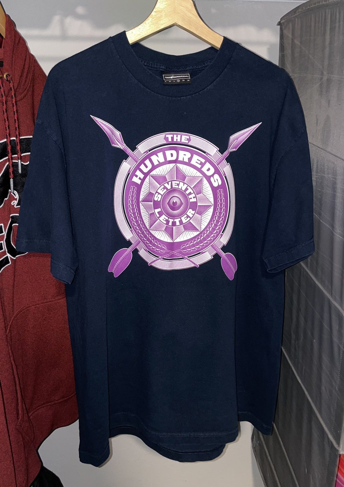 The Hundreds × The Seventh Letter 2012 Seventh Letter The Hundreds compass bombing T shirt Size US XL / EU 56 / 4 - 8 Thumbnail