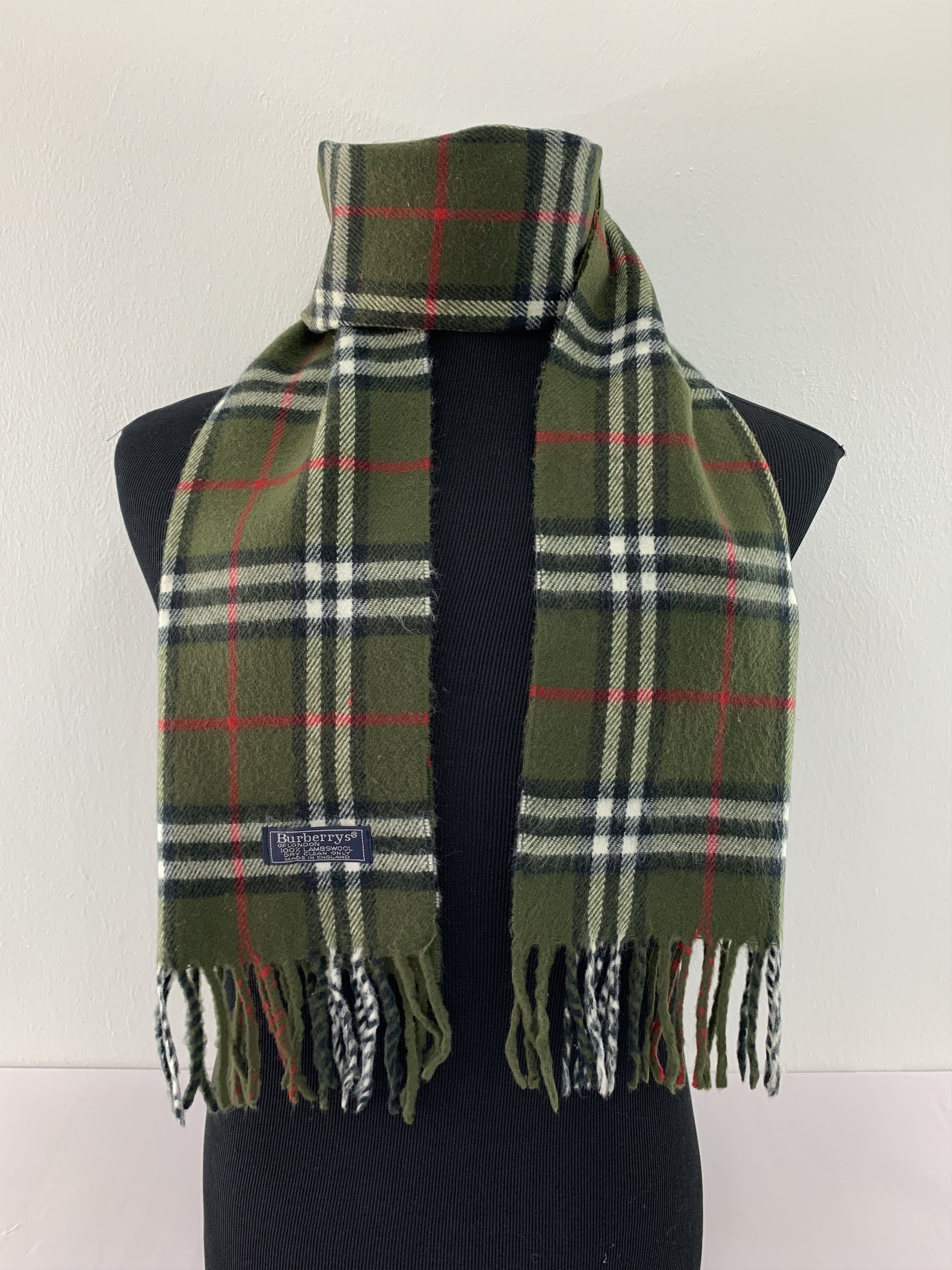 Burberry Burberry Scarf Wool Muffler Neck Wrap BL4327 Size ONE SIZE - 1 Thumbnail