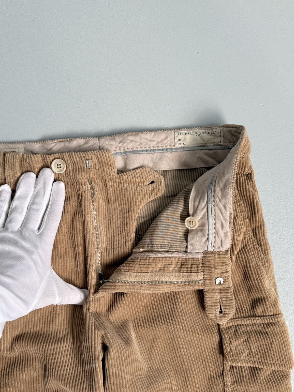 Brunello Cucinelli Brunello Cucinelli Corduroy Leisure Fit Cargo Pants Size US 32 / EU 48 - 17 Thumbnail
