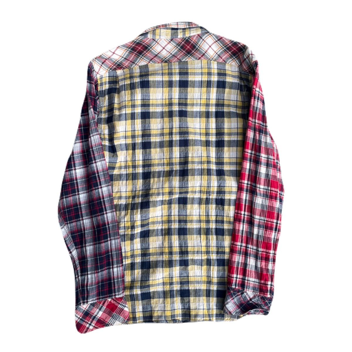 If Six Was Nine 2000s Semanticdesign Vkei Multi Pattern Plaid Shirts Gyaruo Size US S / EU 44-46 / 1 - 4 Thumbnail