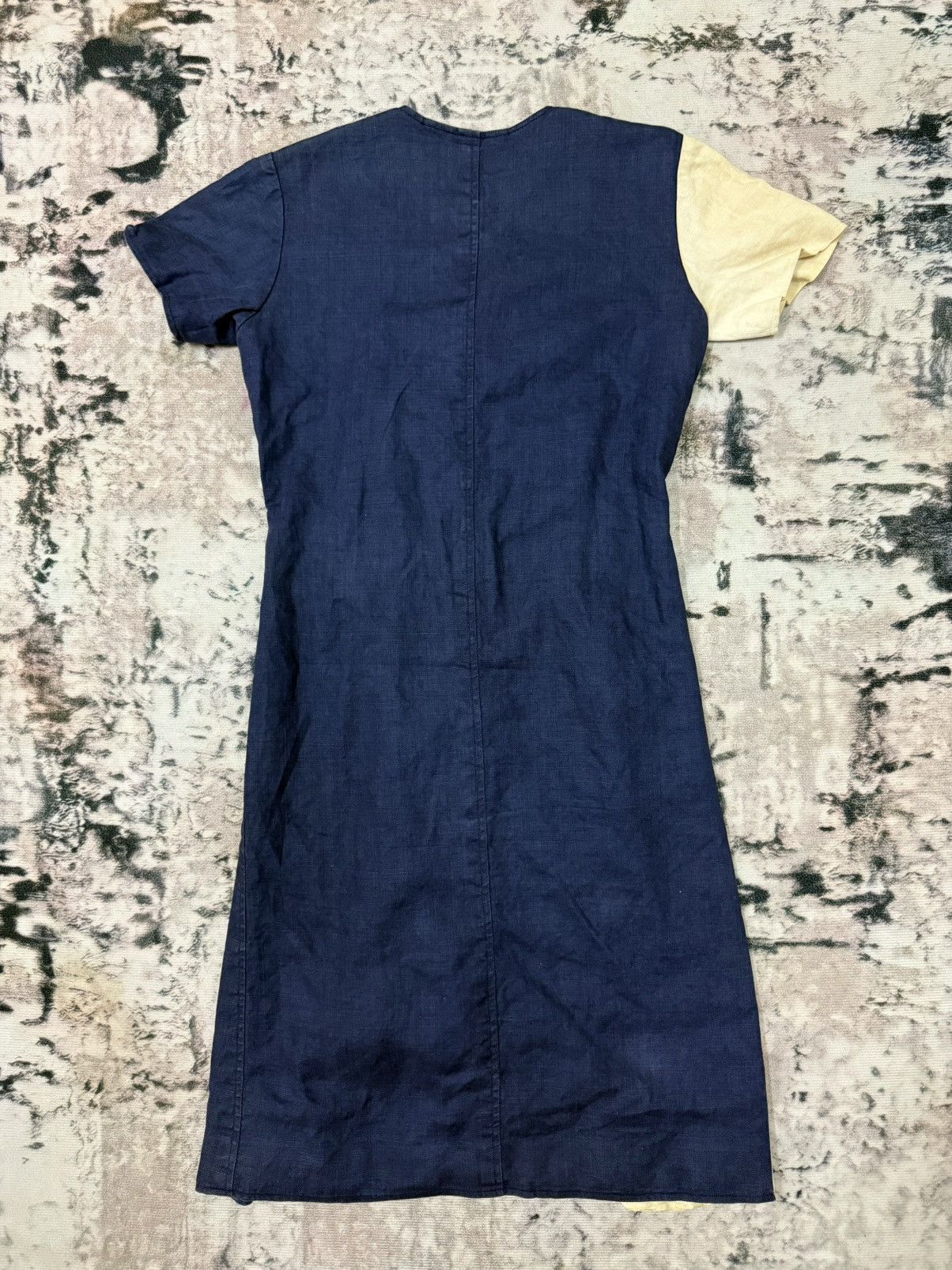 Saint Laurent Paris YVES SAINT LAURENT PARIS RIVE GAUCHE 1970’s LINEN DAY DRESS Size XS / US 0-2 / IT 36-38 - 12 Thumbnail