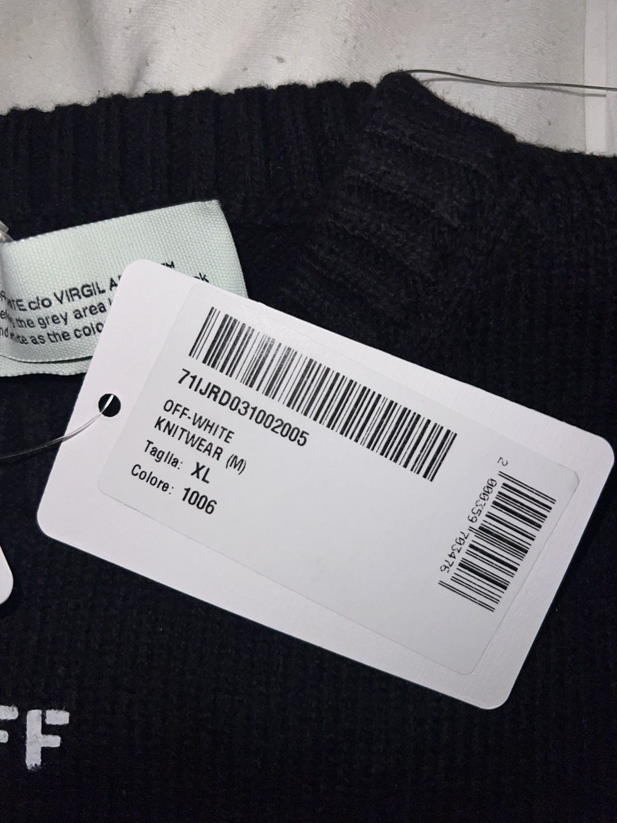 Off-White Off-White Knitwear Crewneck Size US XXL / EU 58 / 5 - 12 Thumbnail