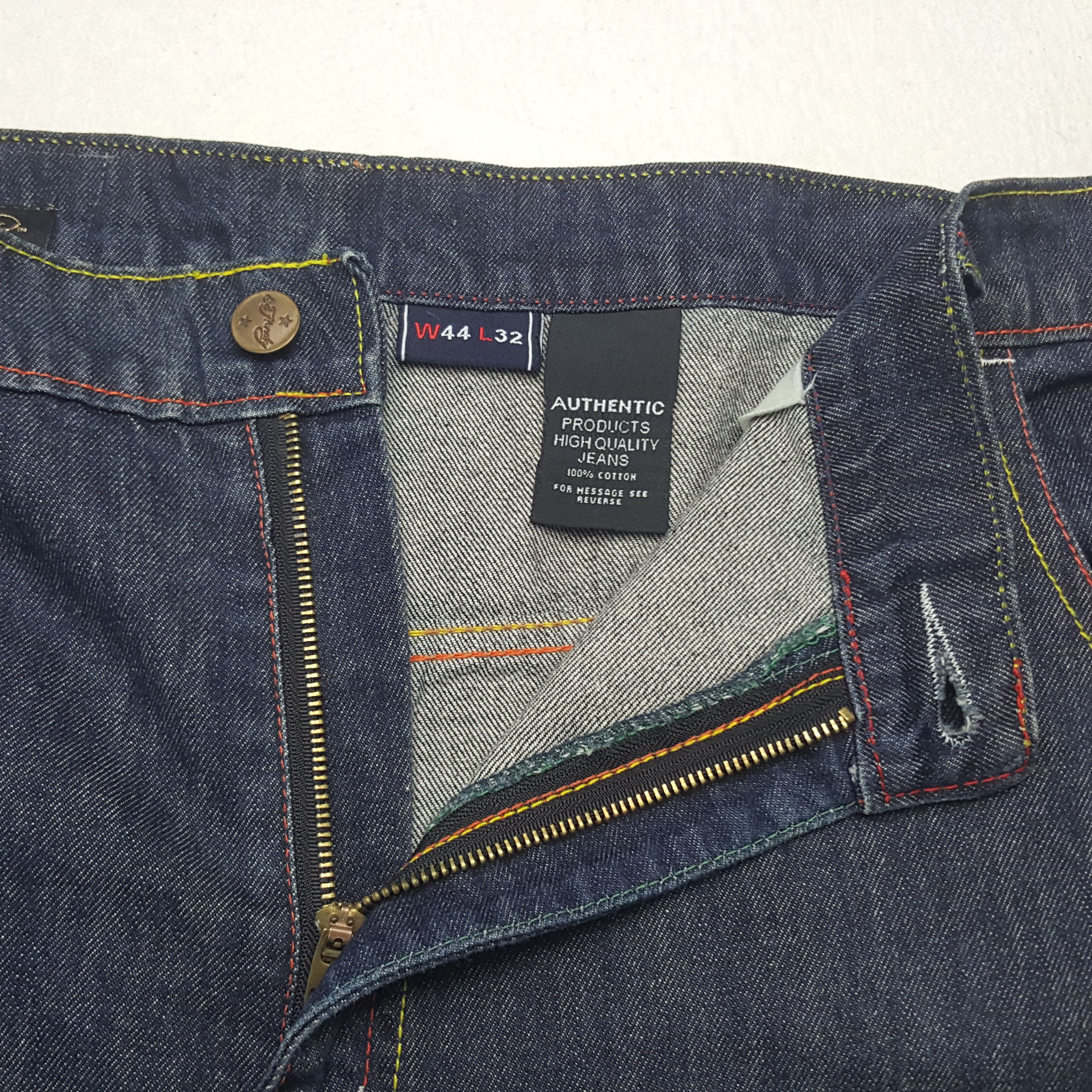 Christian Audigier × Ed Hardy × Vintage Vintage Ed Hardy by Christian Audiger Baggy Denim Jeans Size US 43 - 7 Thumbnail