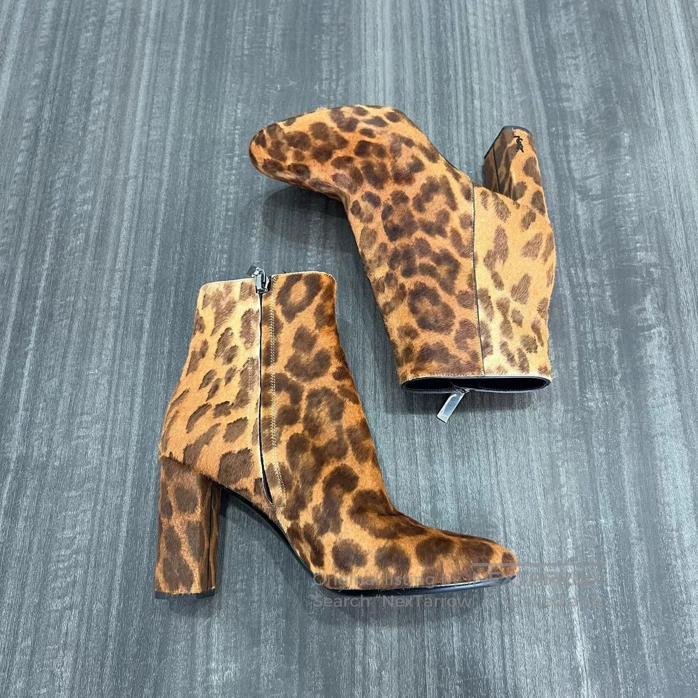 Saint Laurent Paris Saint Laurent SLP Suede Leopard Ankle Boots. Size US 6 / IT 36 - 3 Thumbnail