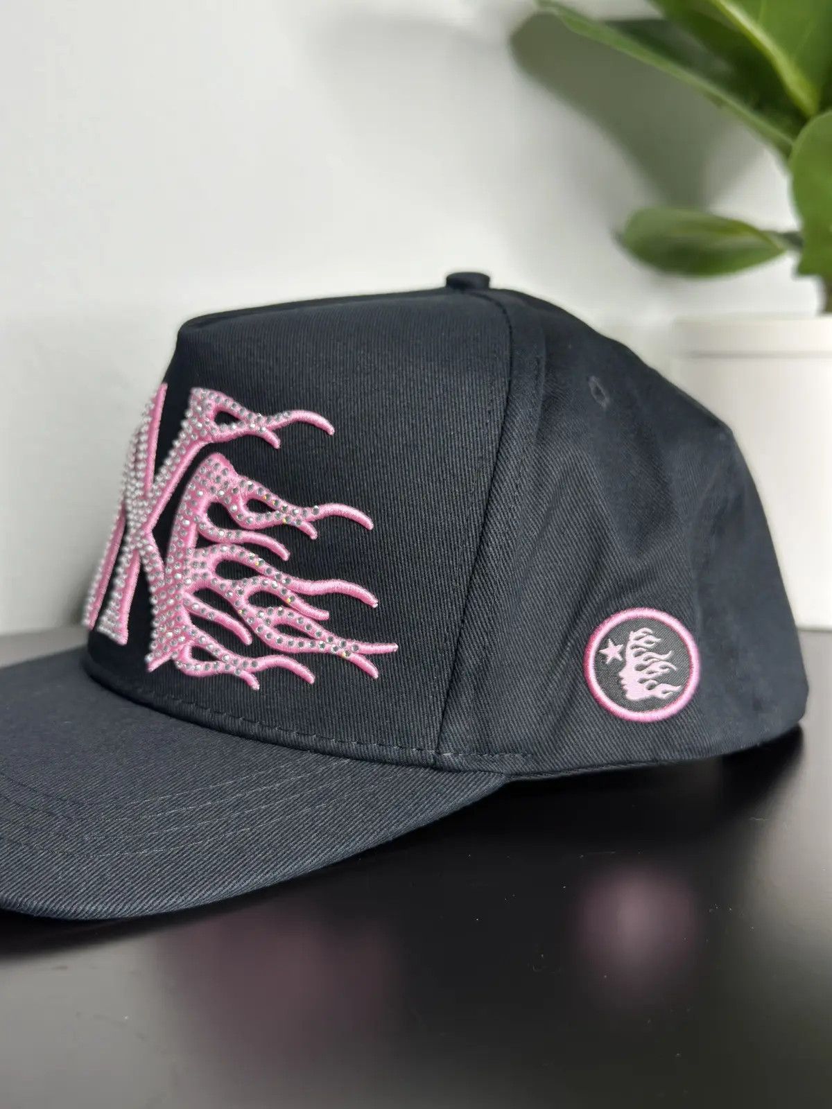 HELLSTAR NY Rhinestone Pink SnapBack Hat Size ONE SIZE - 2 Thumbnail