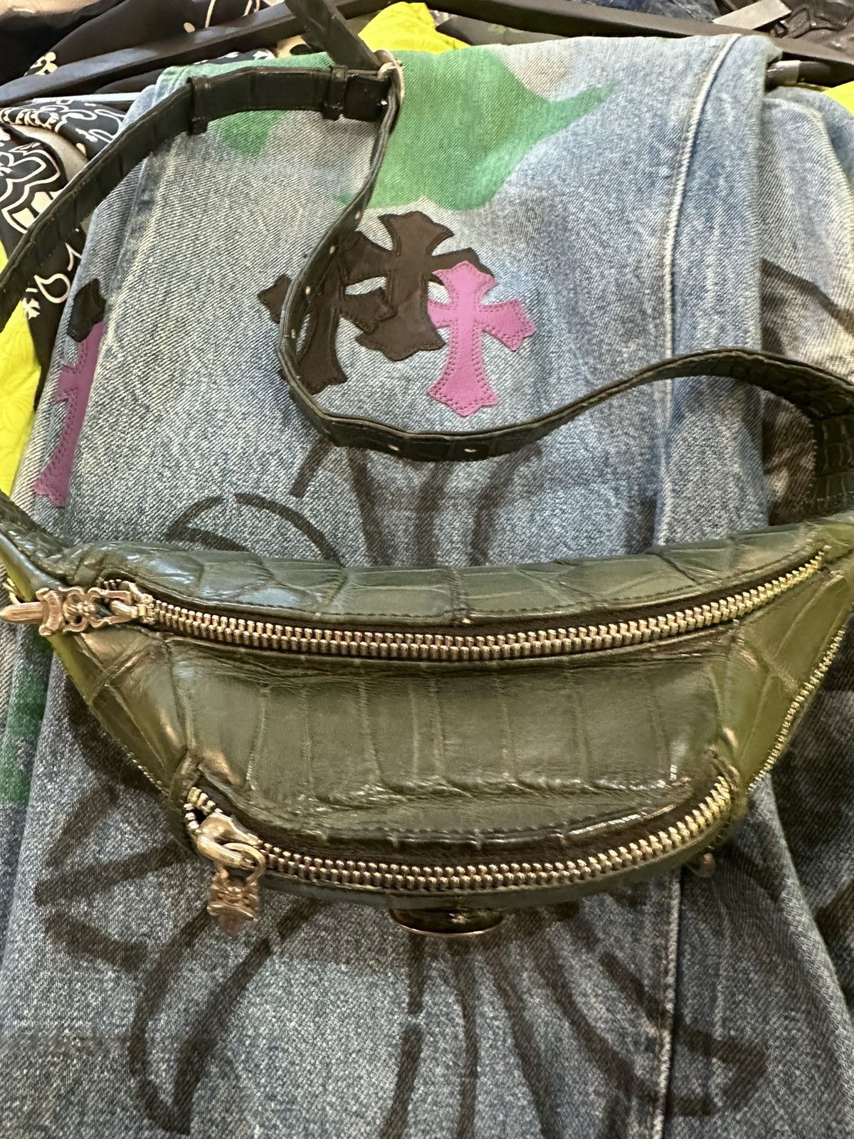 Chrome Hearts CHROME HEARTS ALLIGATOR CROC BAG 4GSELLER Size ONE SIZE - 17 Thumbnail
