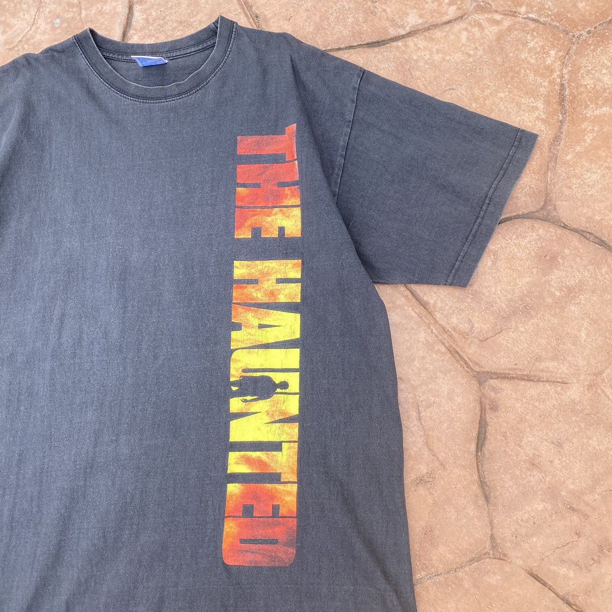 Band Tees Thrashed Faded Vintage Y2K The Haunted Swedish Metal Band Size US XL / EU 56 / 4 - 6 Thumbnail
