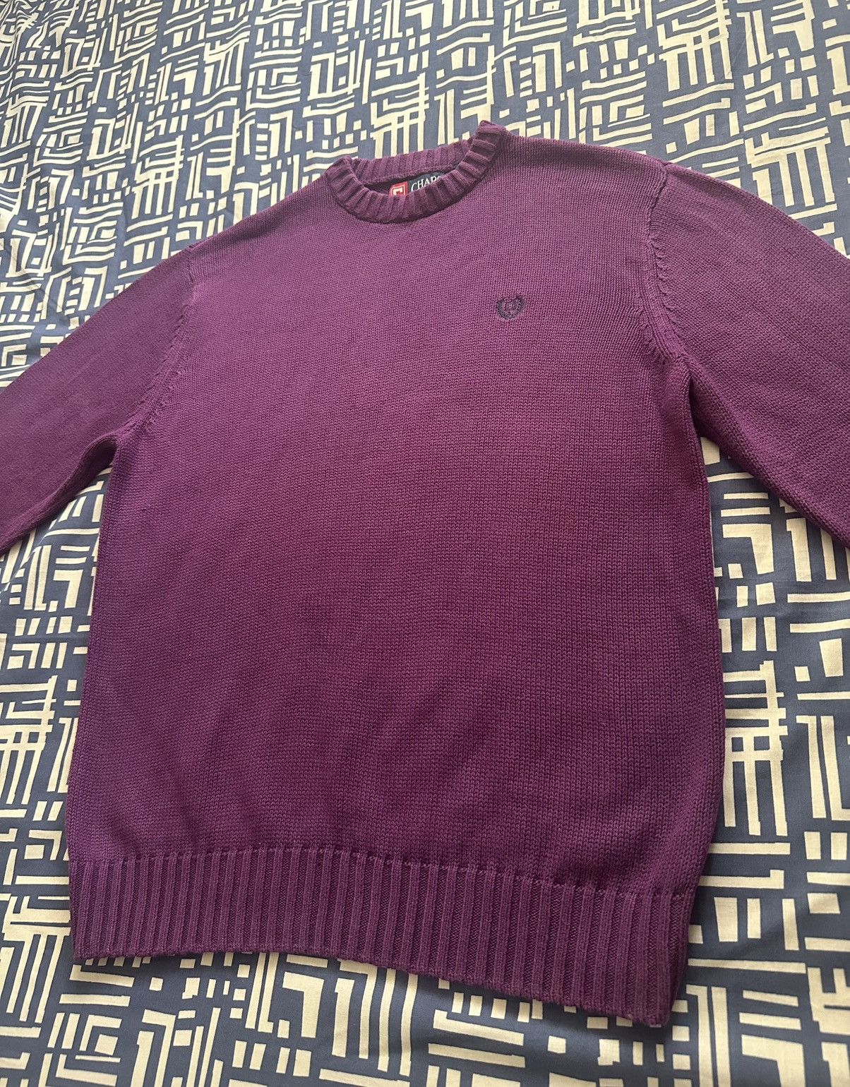 Chaps Ralph Lauren × Vintage Vintage Ralph Lauren Chaps Mens Khaki High Neck Sweater Size US XL / EU 56 / 4 - 4 Thumbnail