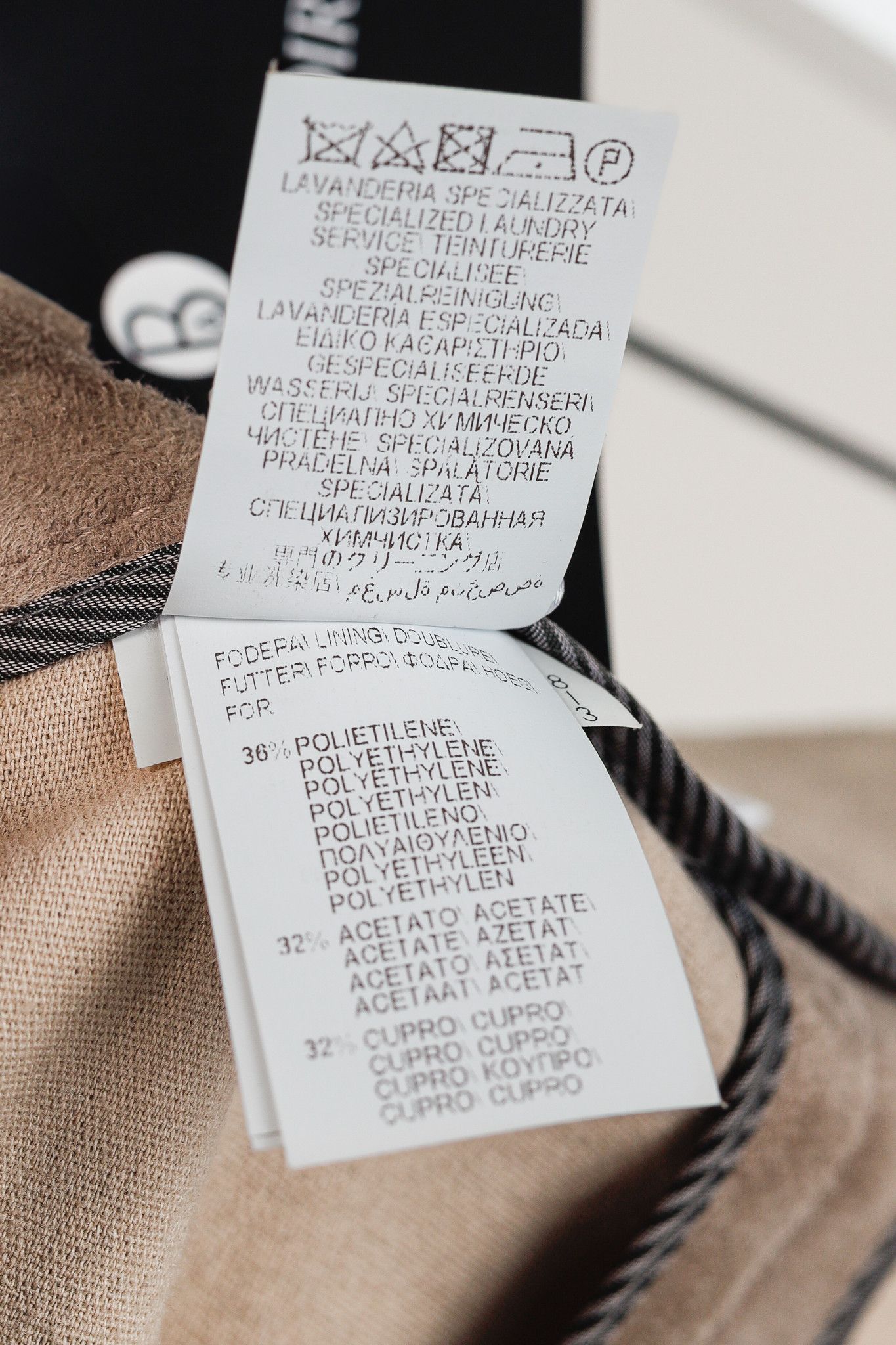 Brunello Cucinelli Brunello Cucinelli AW/15 Taupe Suede Zip-Hem Skinny Pants Size 27" / US 4 / IT 40 - 8 Thumbnail