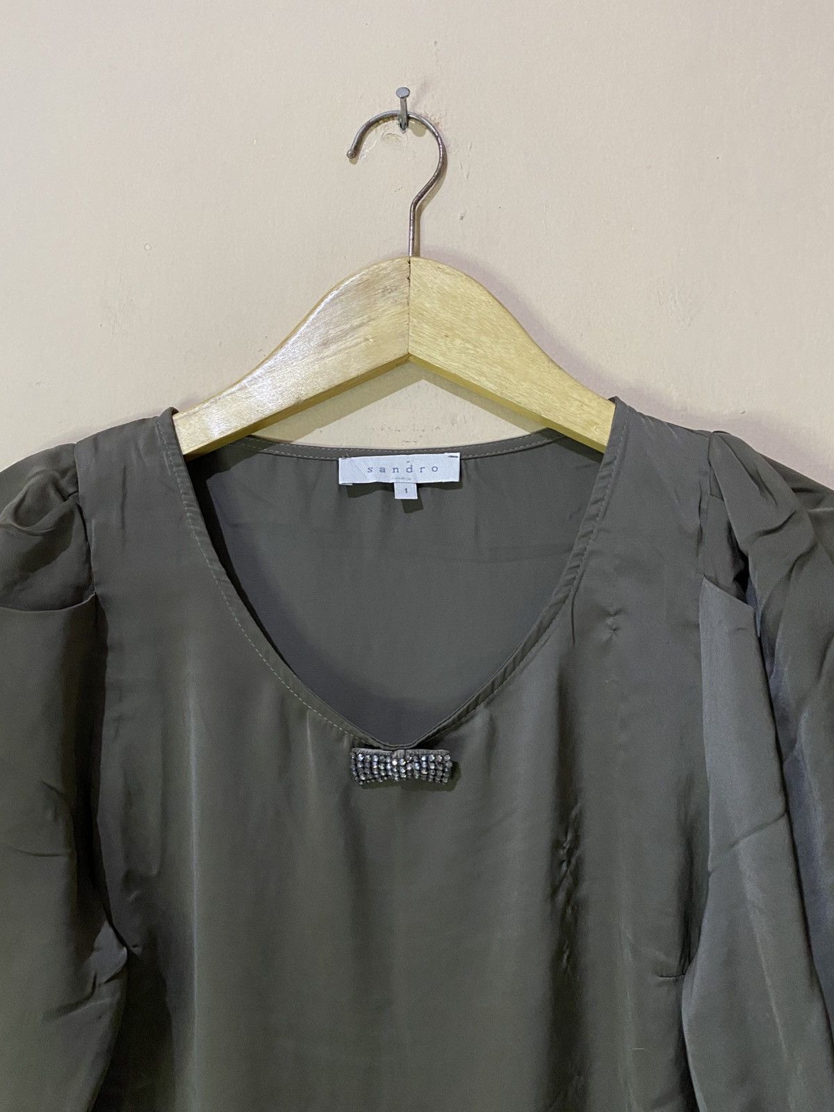 Sandro Sandro Silk Blouse Size S / US 4 / IT 40 - 3 Thumbnail