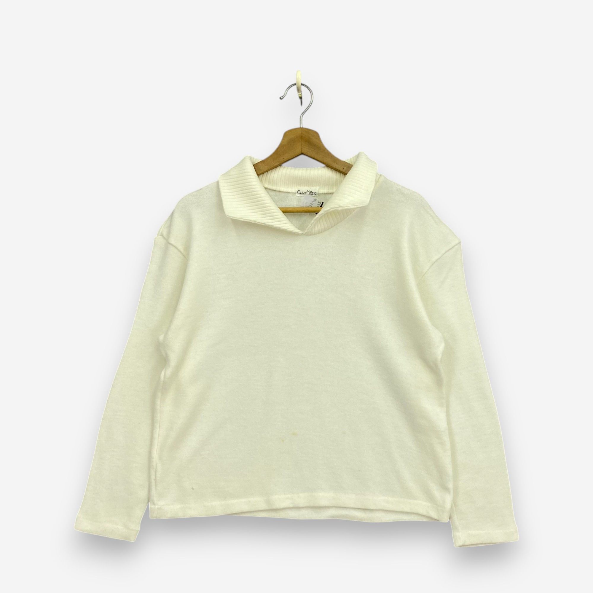 Japanese Brand Vintage 90s Olive Motese Knitwear Sweater Sweatshirt Jumper Size US M / EU 48-50 / 2 - 1 Thumbnail