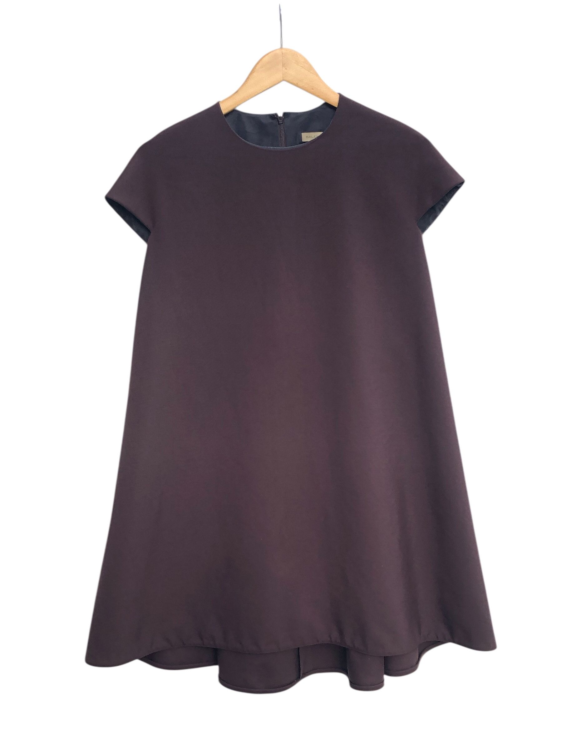 Balenciaga A-Line Cocoon Dress Brown (Made in Italy)