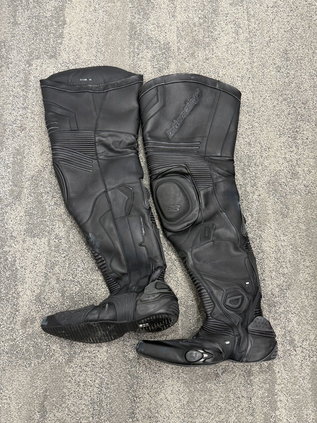 Balenciaga BALENCIAGA SPRING24 BIKER OVER THE KNEE BOOTS Size US 12.5 / EU 45-46 - 1 Thumbnail