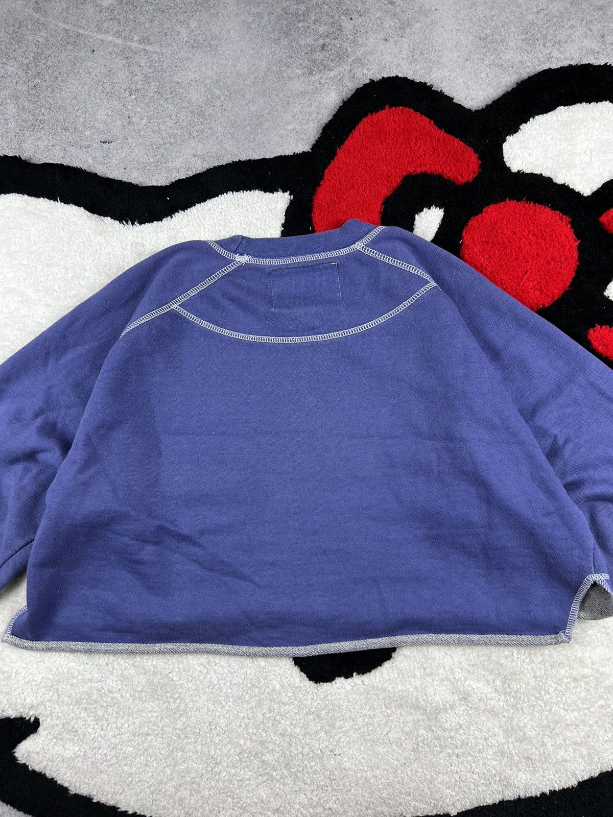 Vintage Vintage 90s Nike Cross Faded Y2K Oversized Cropp Sweatshirt Size S / US 4 / IT 40 - 11 Thumbnail