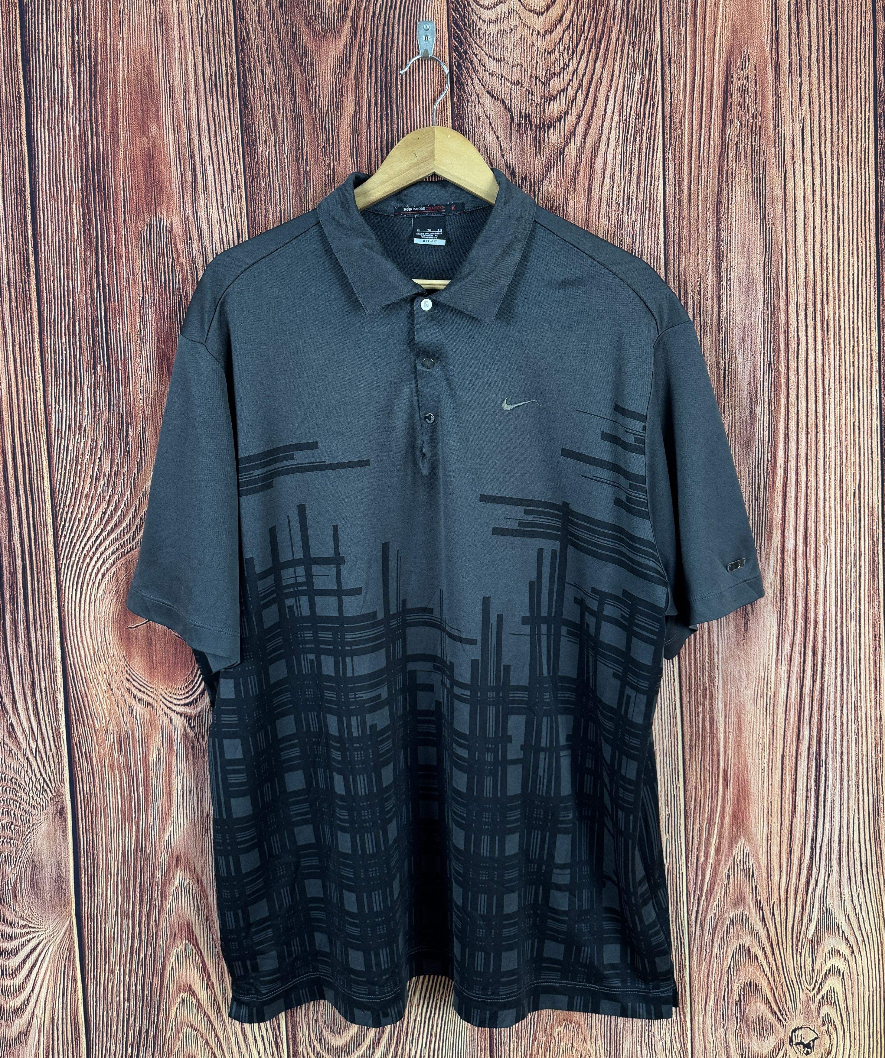 Nike × Tiger Woods NIKE x TIGER WOODS Golf Collection VINTAGE Dri-Fit Polo Size US XL / EU 56 / 4 - 1 Thumbnail