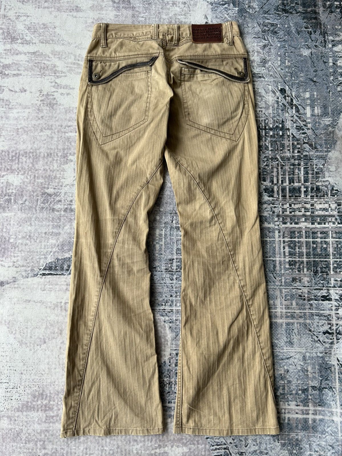 If Six Was Nine Morgan Flared Leather Pocket Pants Size US 29 - 13 Thumbnail