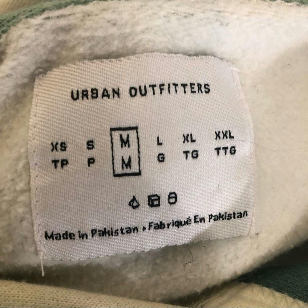 Urban Outfitters Urban Outfitters greenish blue cream striped hoodie sz M Size US M / EU 48-50 / 2 - 3 Thumbnail