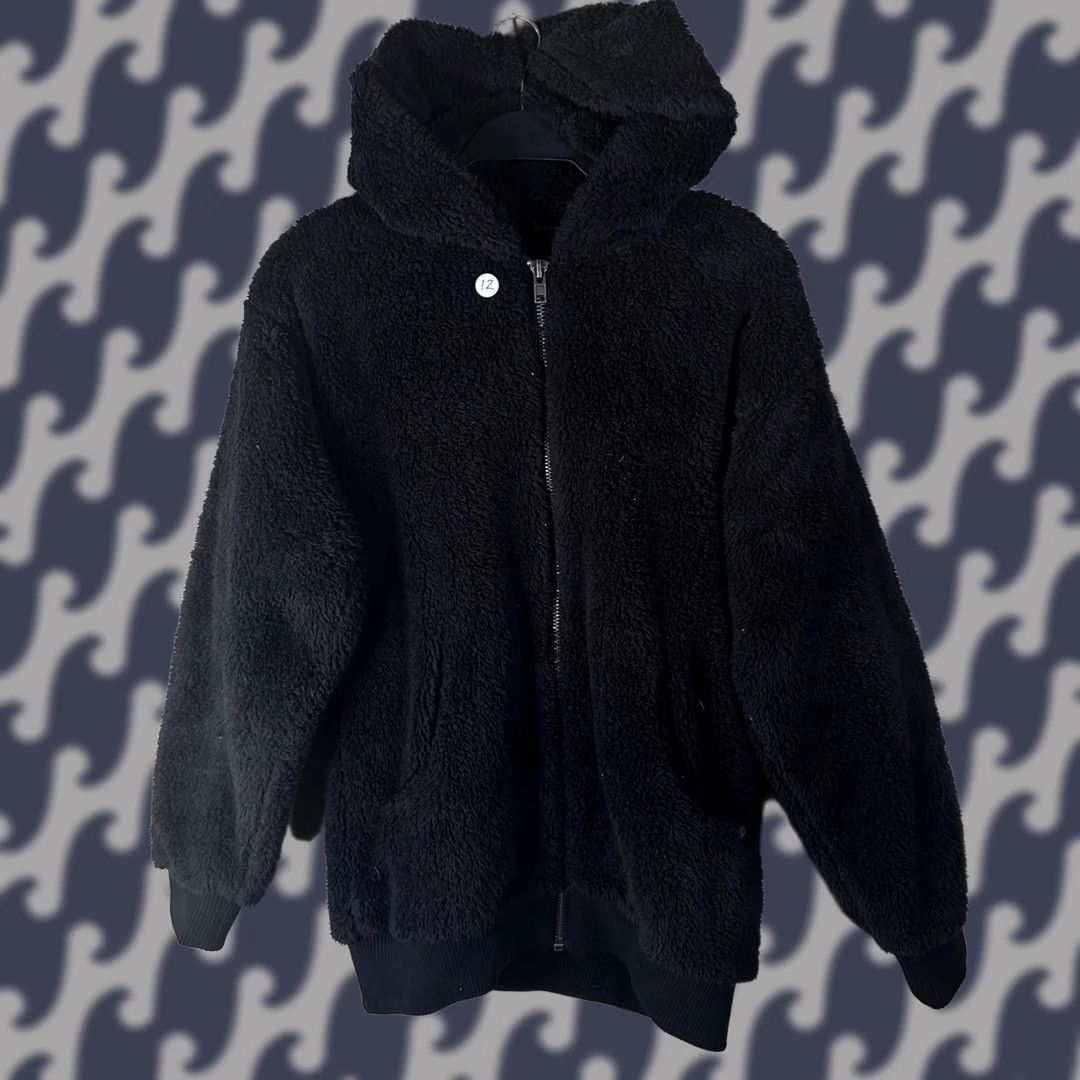 Obey OBEY N89 Propaganda Mens XS Black Sherpa Fleece Full Zip Hoodie Jacket Size US XS / EU 42 / 0 - 1 Thumbnail