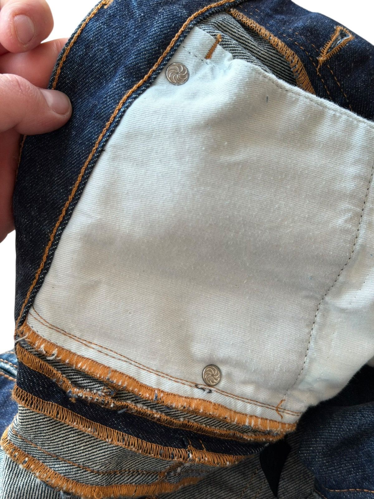 Vetements *RARE* GVASALIA VETEMENTS DENIM BAGGY DISTRESSED SHORT Size US 36 / EU 52 - 15 Thumbnail