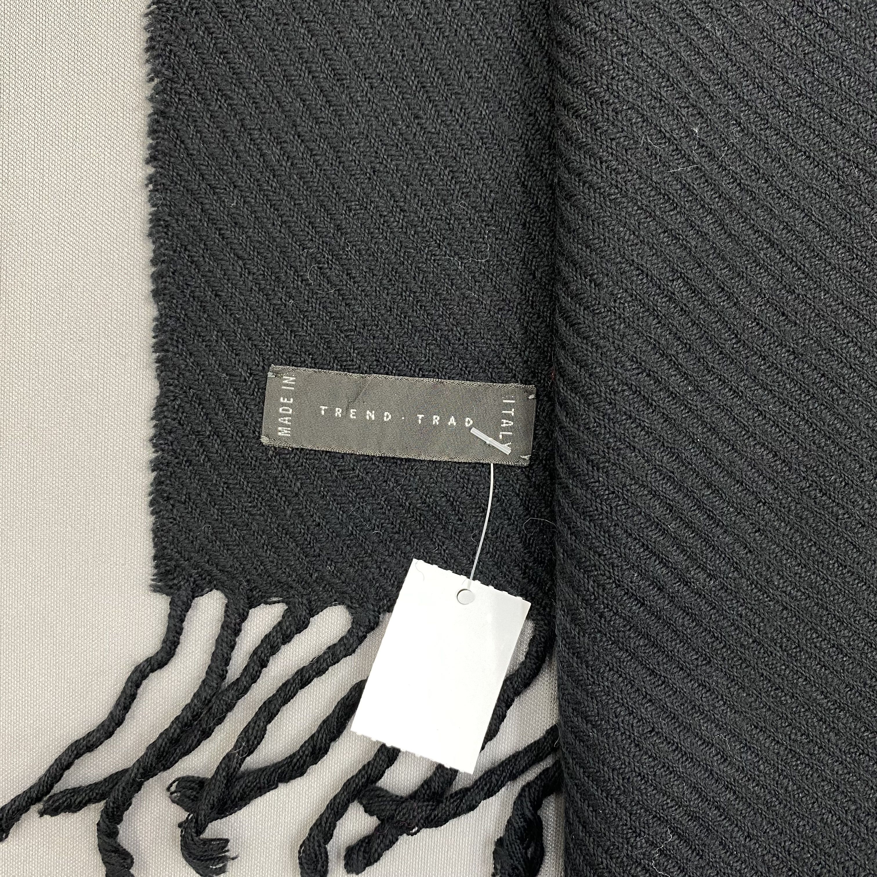 Japanese Brand Vintage Trend Trad Scarf Muffler Wool Wraps Babuskha Scarves Size ONE SIZE - 5 Thumbnail