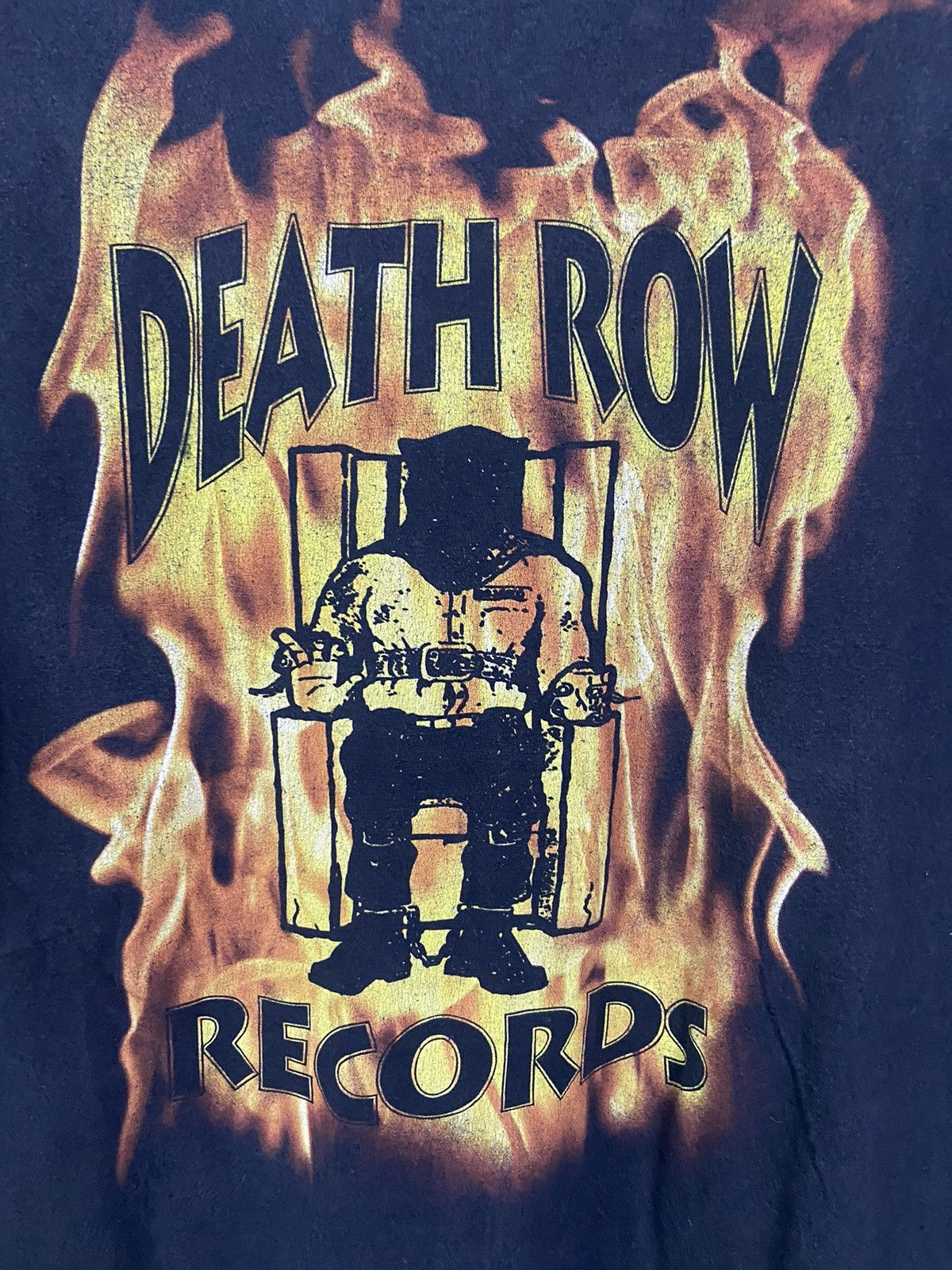 Band Tees × Death Row Records × Vintage Death Row Records flame Tee Size US L / EU 52-54 / 3 - 2 Thumbnail