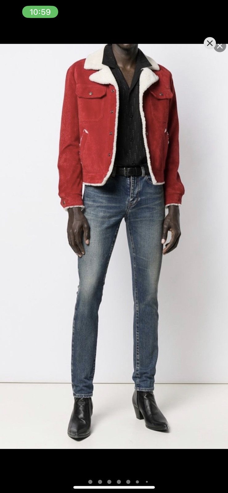 Saint Laurent Paris Saint Laurent men’s suede shearling jacket. 52/L. $5900 Size US L / EU 52-54 / 3 - 2 Thumbnail
