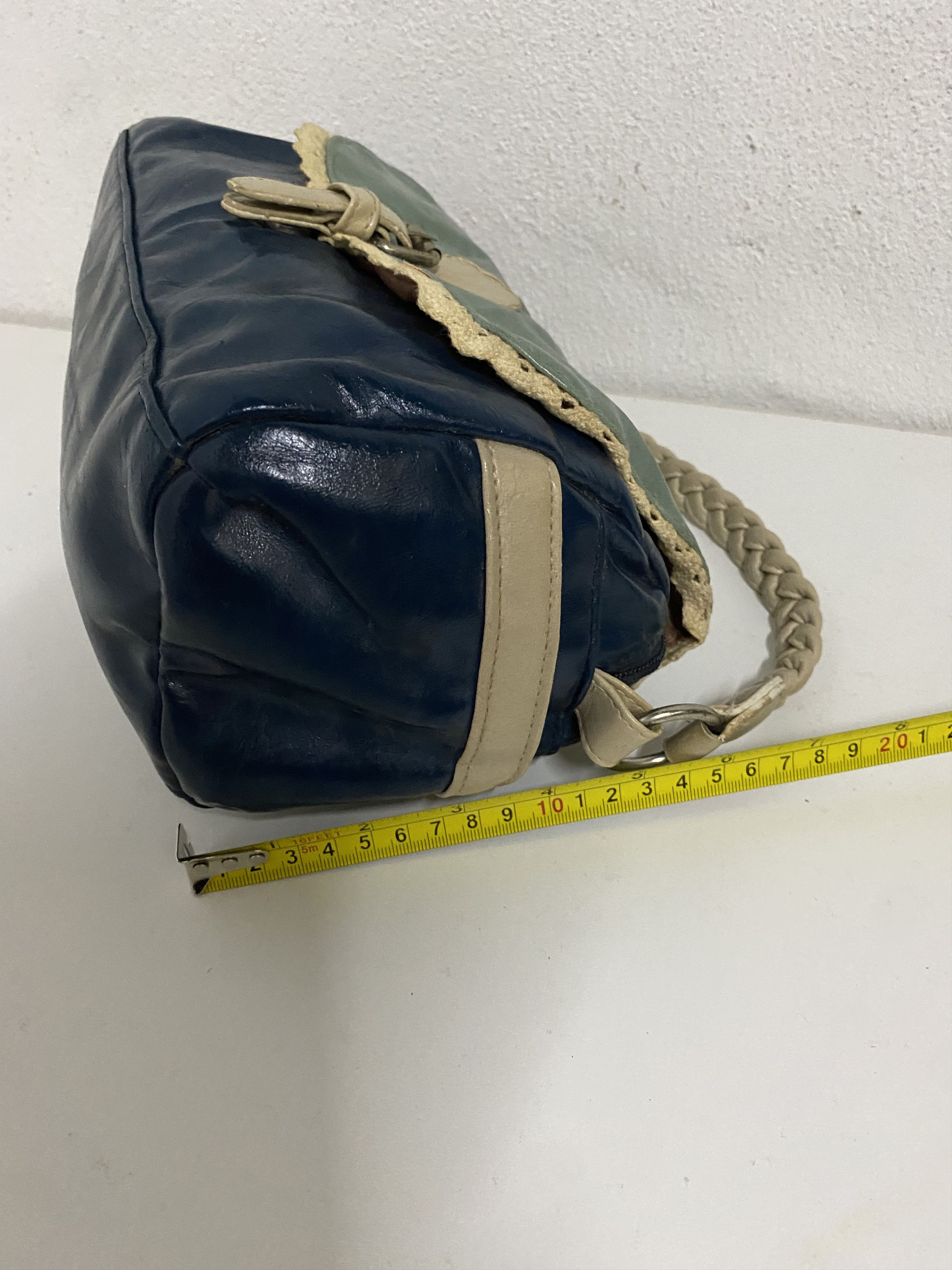Leather Vintage Shoulder Leather Bag Size ONE SIZE - 7 Thumbnail