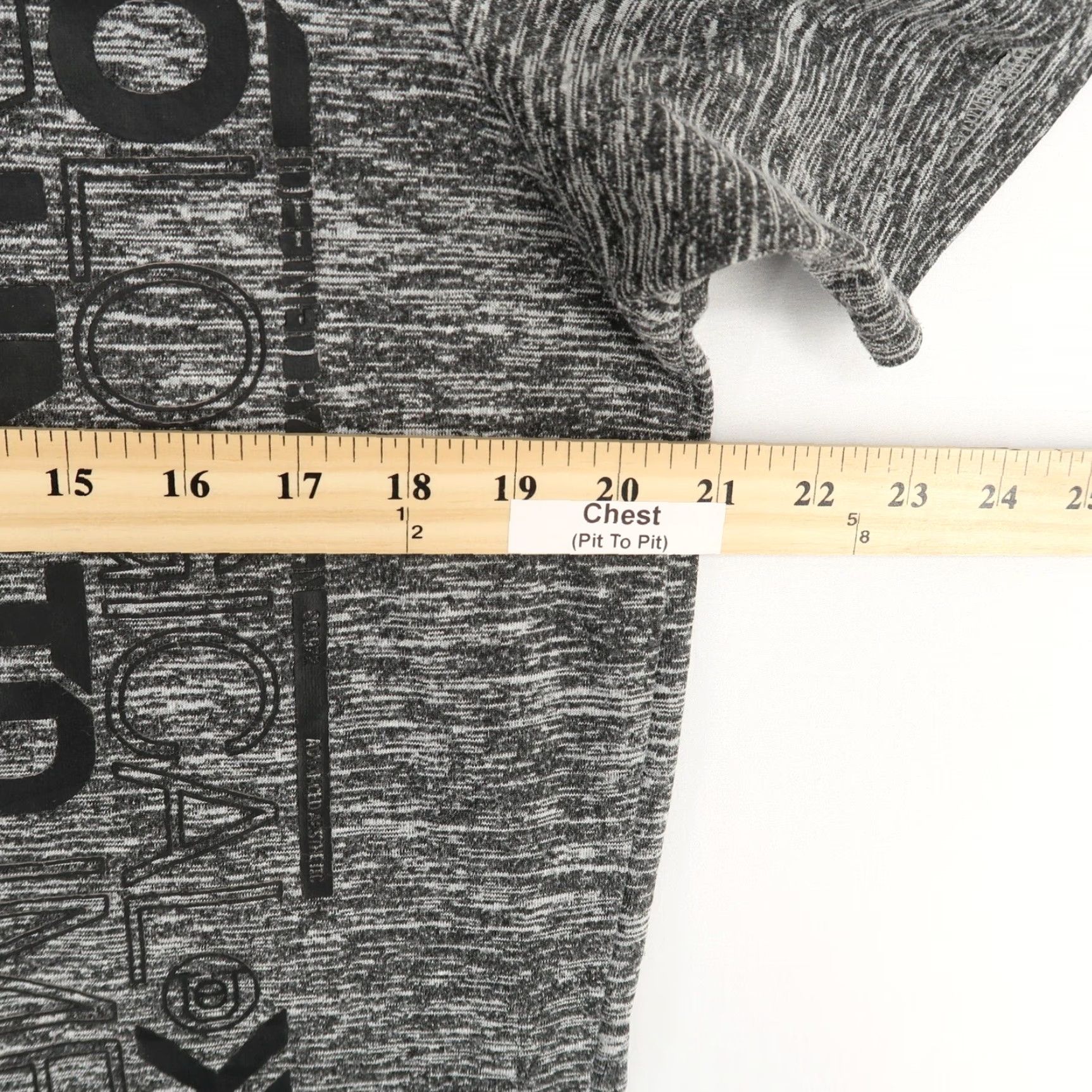 Ecko Unltd. Ecko Unltd. Graphic T-Shirt Heather Gray Short Sleeve Logo Tape Mens Size M Size US M / EU 48-50 / 2 - 4 Thumbnail
