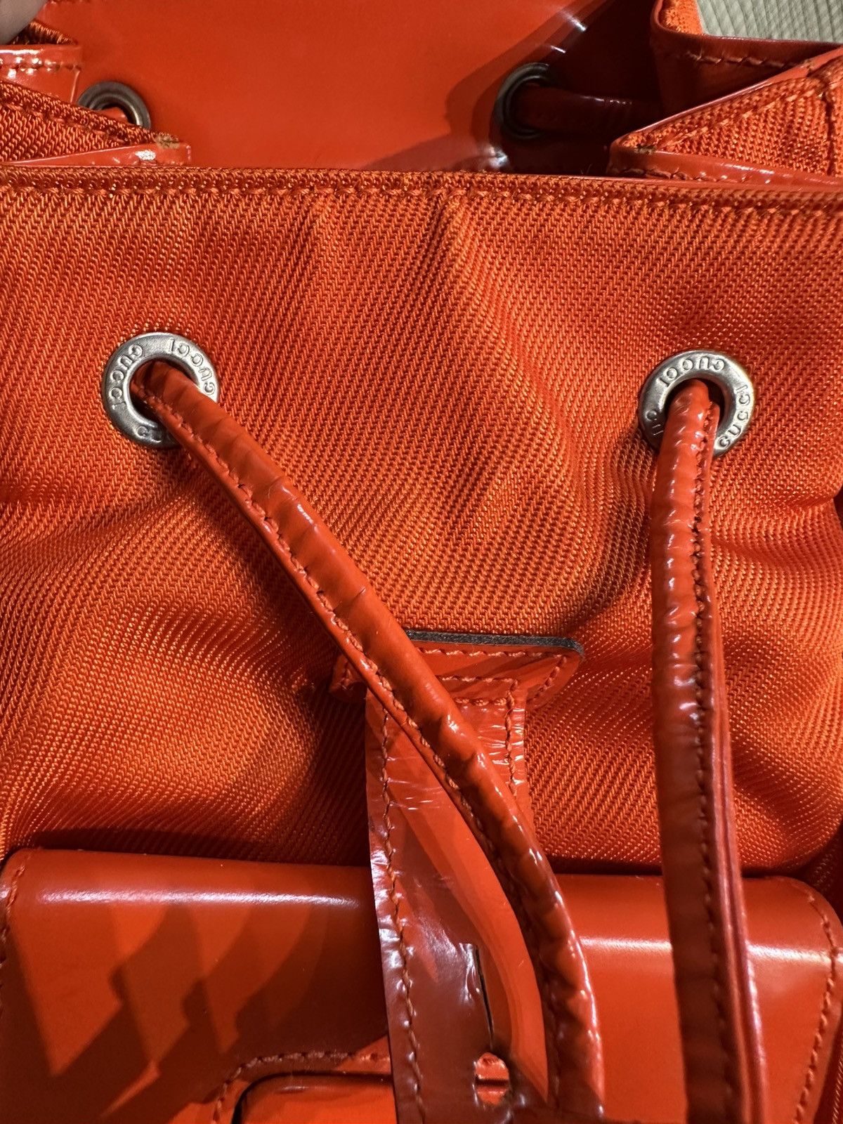 Gucci Gucci Leather Bamboo Backpack Size ONE SIZE - 10 Thumbnail