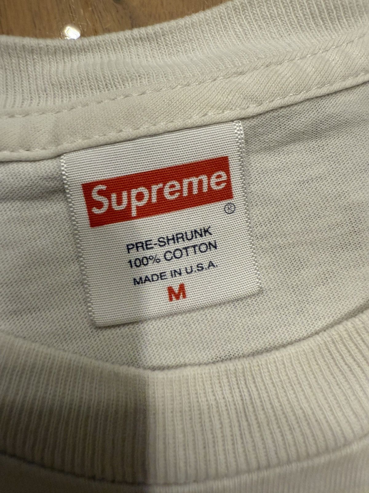 Supreme SUPREME SCARFACE SPLIT T SHIRT WHITE SIZE SMALL Size US M / EU 48-50 / 2 - 3 Thumbnail