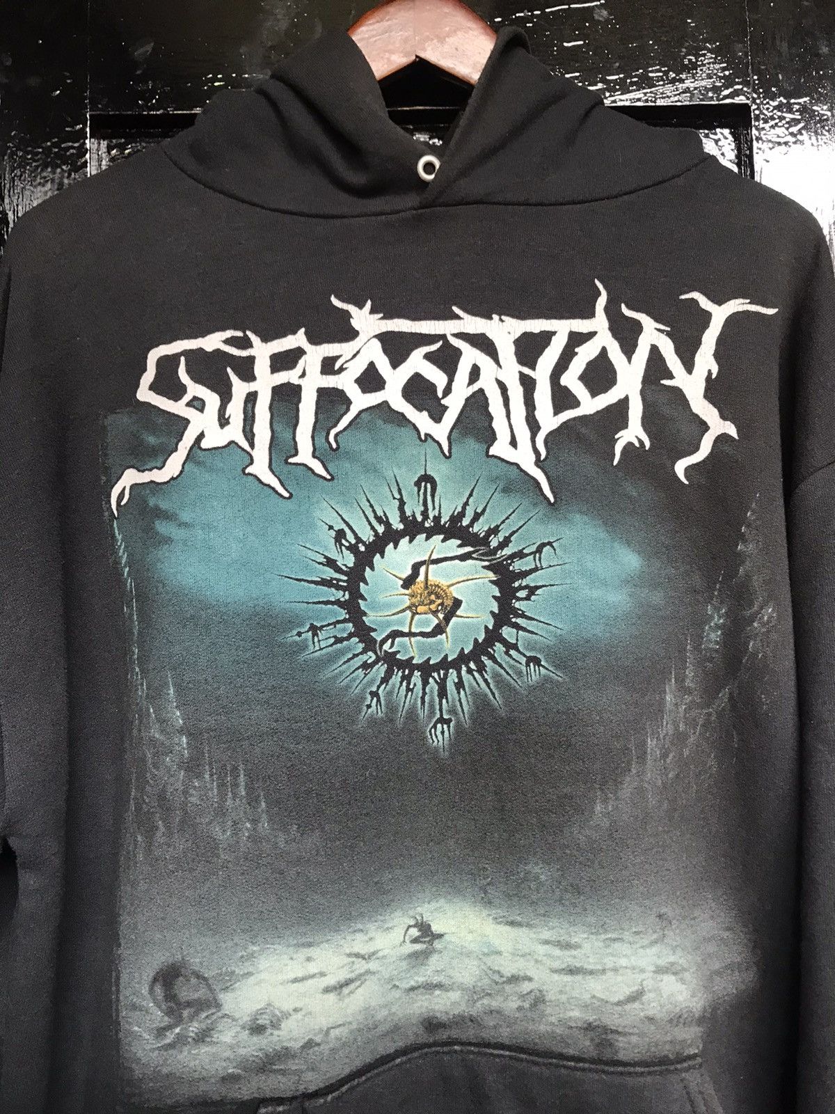 Band Tees Vtg Suffocation Hoodie Size US XL / EU 56 / 4 - 2 Thumbnail