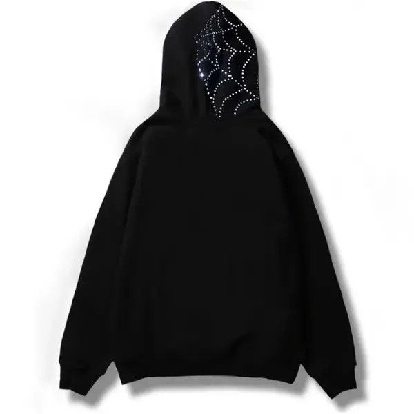 VIBE Rhinestone Teeth Full Zip y2k Hoodie Gothic Style Size US XL / EU 56 / 4 - 6 Thumbnail