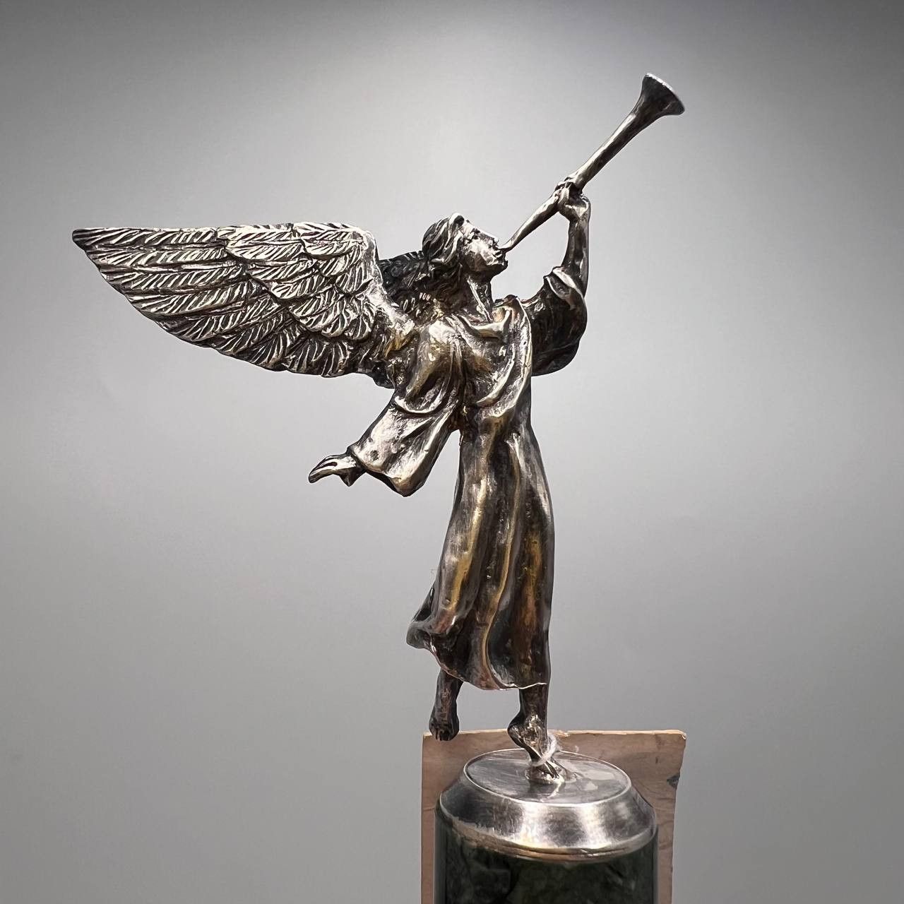 Vintage Vintage Sterling Silver 925 Statue Victory Goddess Size ONE SIZE - 2 Thumbnail