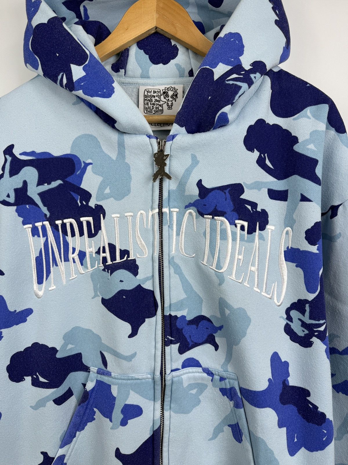 Named Collective 🇺🇸 Y2K Named Collective Sexy Girl Camo Baggy Zip Up Hoodie Size US L / EU 52-54 / 3 - 4 Thumbnail