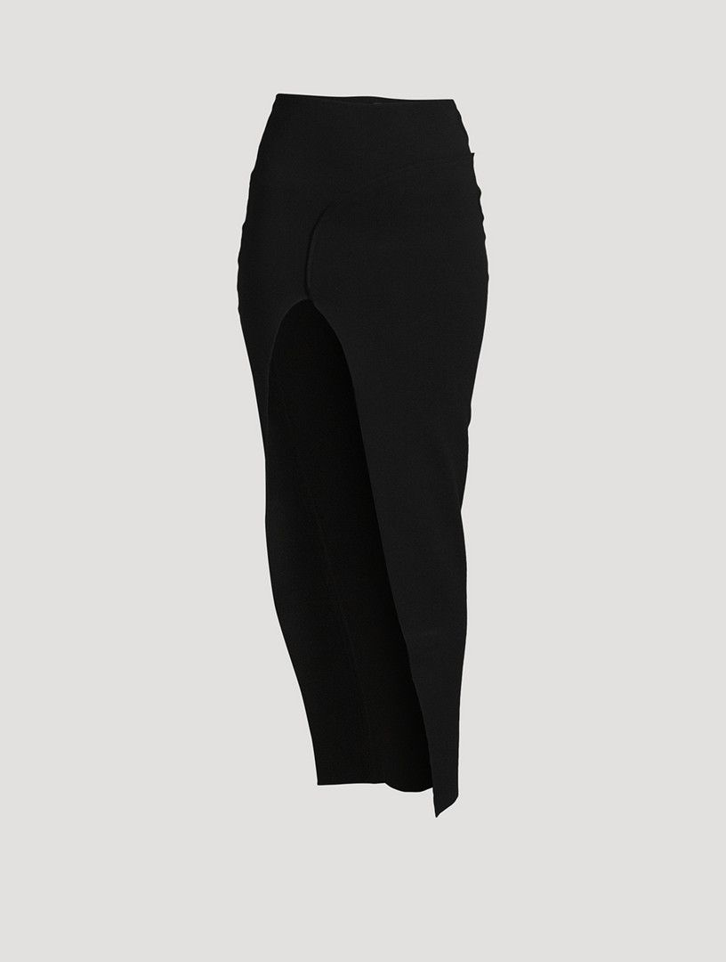Rick Owens o1y0126 Midi Skirt in Black Size 28" / US 6 / IT 42 - 1 Thumbnail
