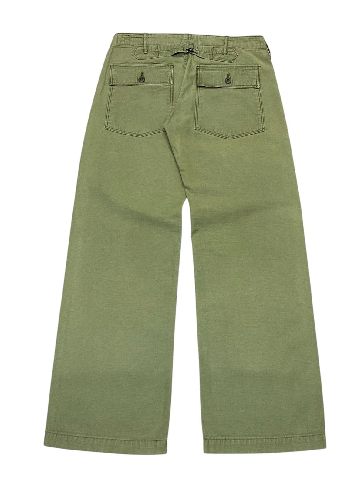 Orslow Vintage OrSlow Baker Pants Wide Leg Pants Size US 32 / EU 48 - 3 Thumbnail