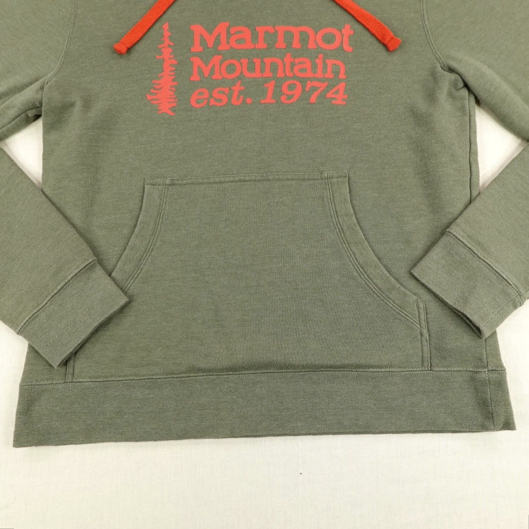 Marmot VINTAGE Marmot Hoodie Mens Small Green Pullover Sweatshirt Fleece Graphic Logo Outdoor 90s Mens Size US S / EU 44-46 / 1 - 4 Thumbnail