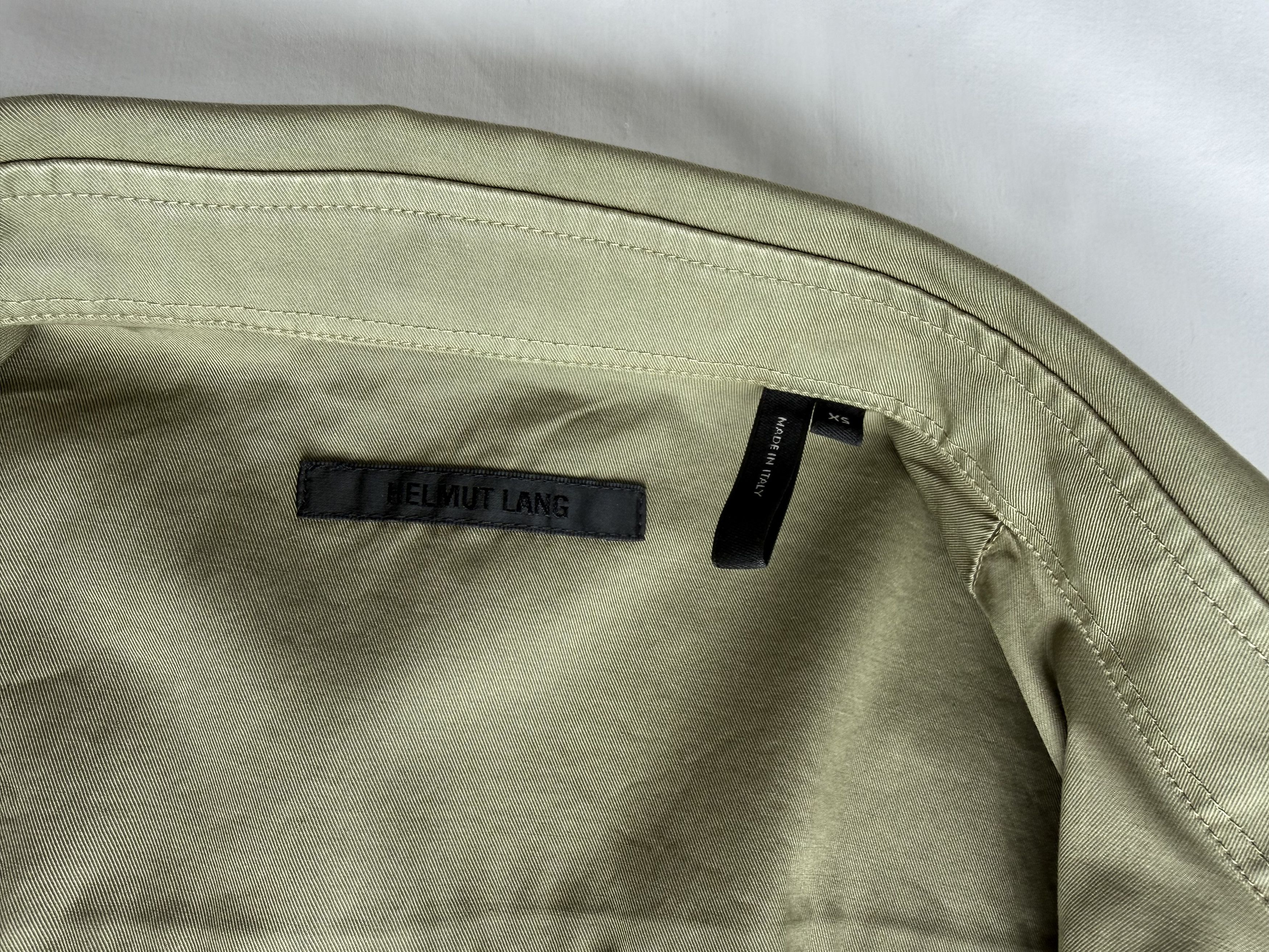 Helmut Lang Helmut Lang Olive Green Short Sleeve Button Shirt XS Size US XS / EU 42 / 0 - 3 Thumbnail