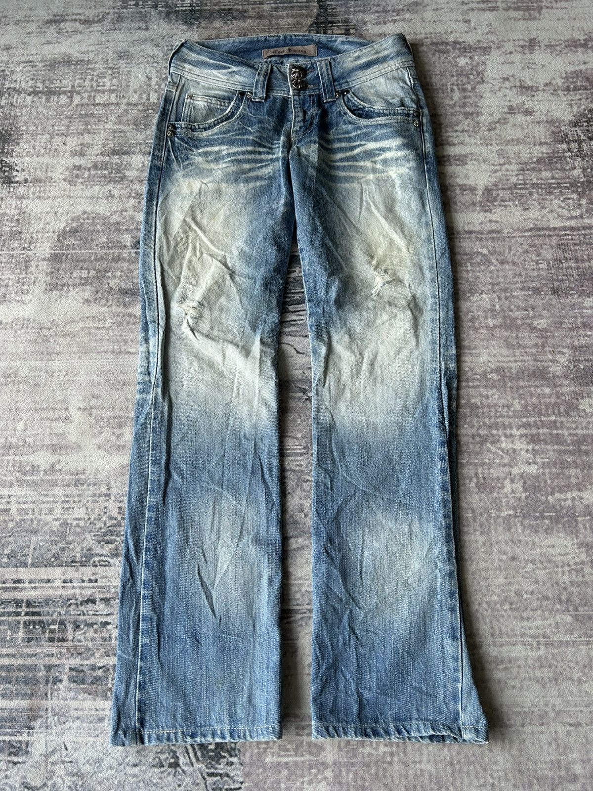 If Six Was Nine Cook & Jeans washed Punk Jeans Size US 30 / EU 46 - 2 Thumbnail