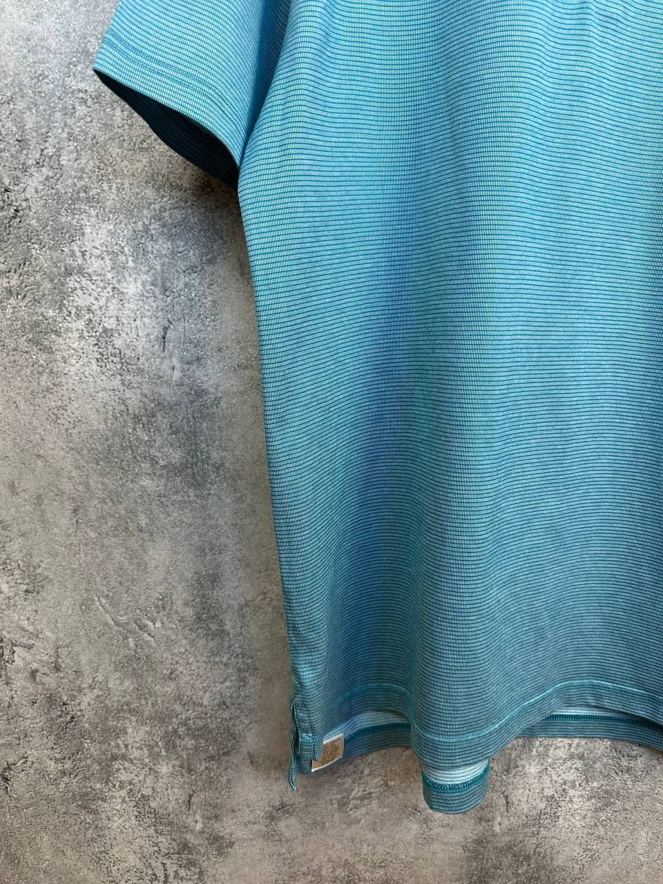 Peter Millar Peter Millar Gingham Check Polo Shirt Aqua Blue Cotton SS Size US L / EU 52-54 / 3 - 6 Thumbnail